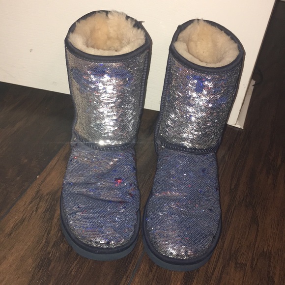 Sequin Uggs - Picture 1 of 4